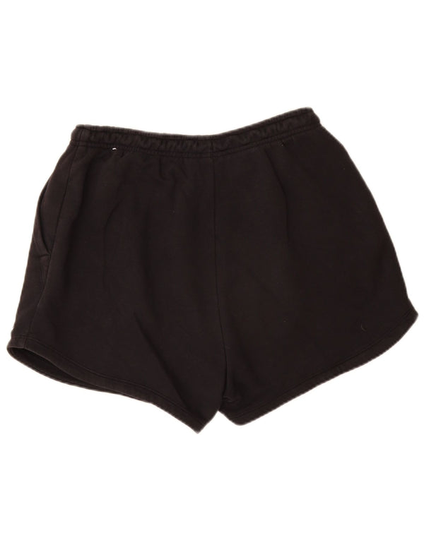 Pantaloncini sportivi NIKE da donna, vestibilità ampia, UK 12, cotone nero medio