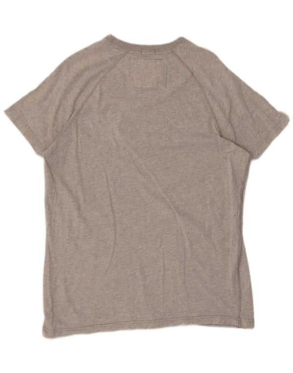 Abercrombie & Fitch T-shirt con grafica muscolare da uomo, grande, grigia screziata