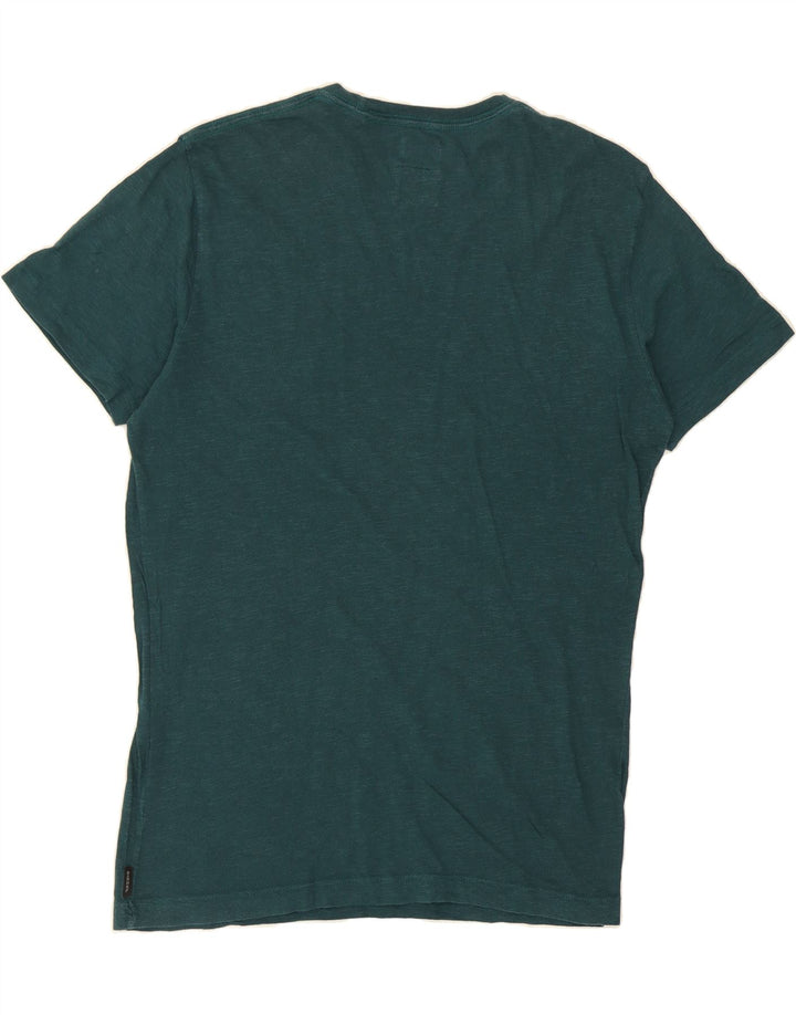 DIESEL Mens T-Shirt Top Large Green Flecked Vintage Diesel and Second-Hand Diesel from Messina Hembry 