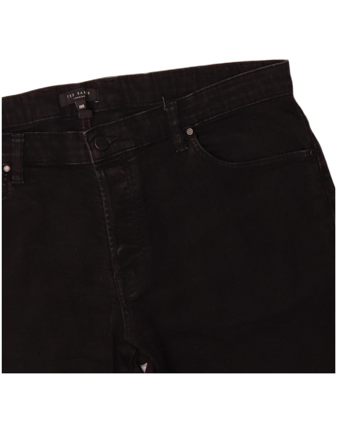 Jeans dritti da uomo Ted Baker W38 L30 neri