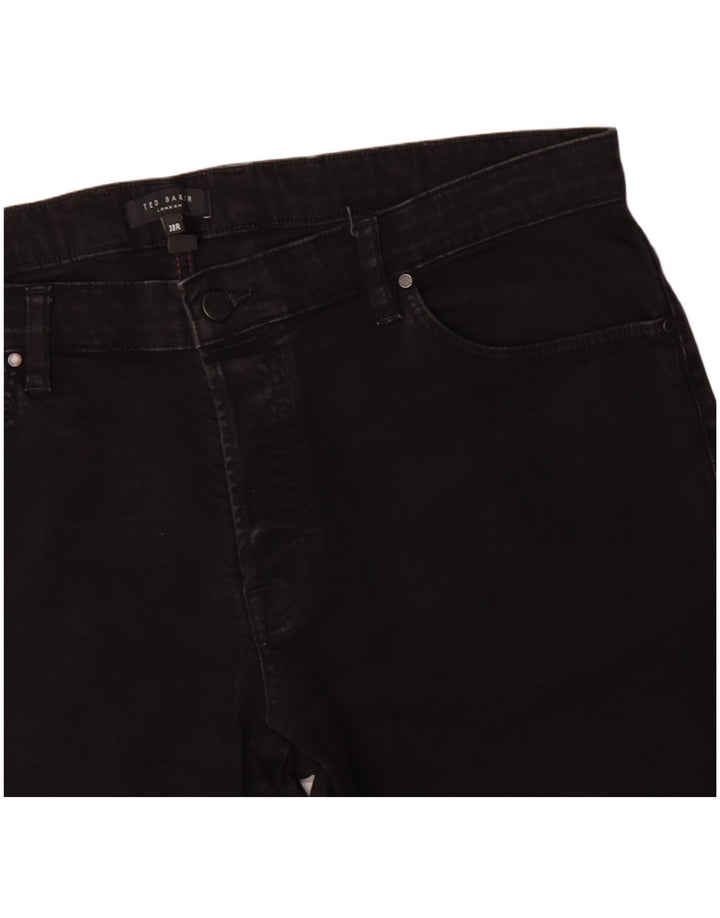Jeans dritti da uomo Ted Baker W38 L30 neri