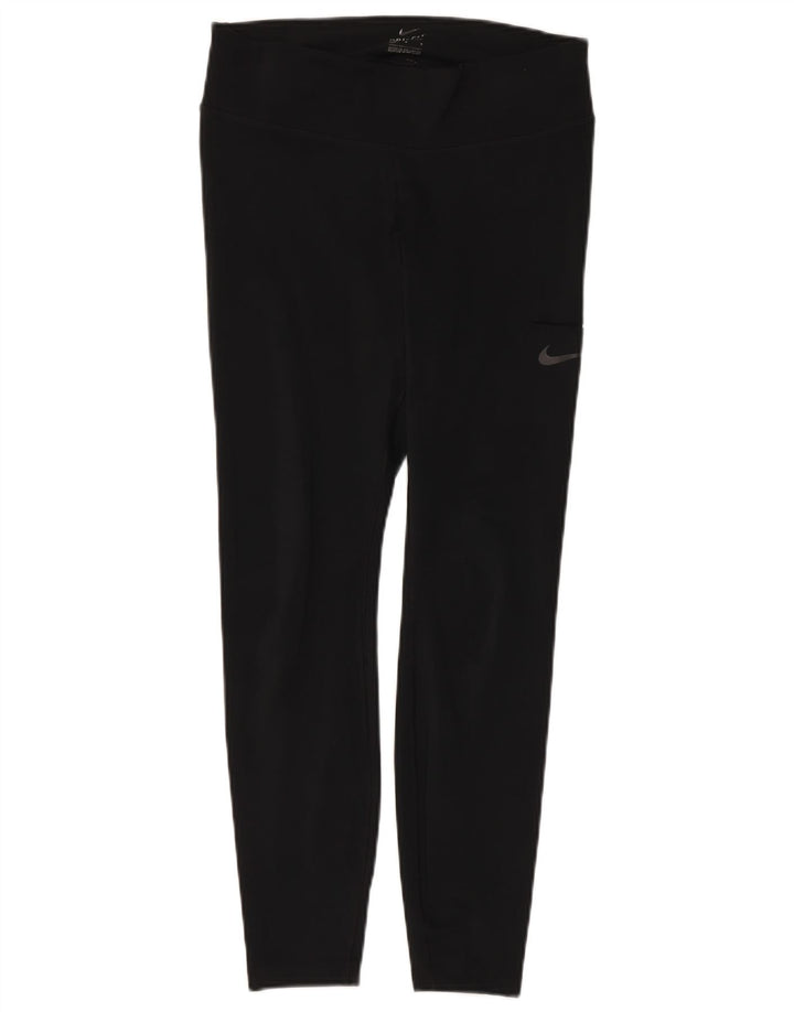 Leggings Nike Dri Fit da donna UK 14 grande poliestere nero