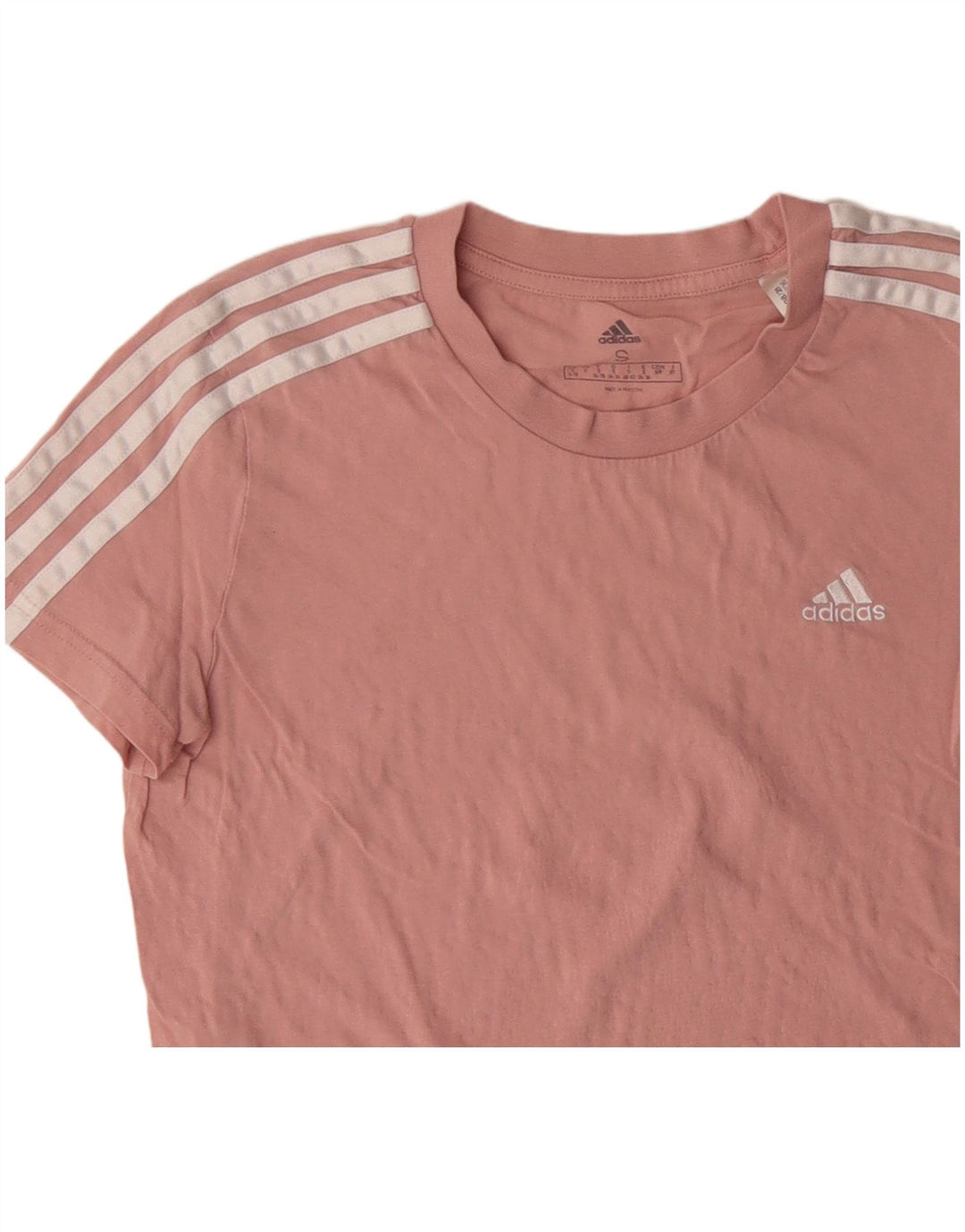 T-shirt da donna ADIDAS UK 8/10 piccola in cotone rosa