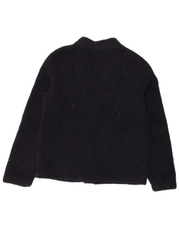 Giacca in pile da donna Tommy Hilfiger UK 10 Small Poliestere blu navy