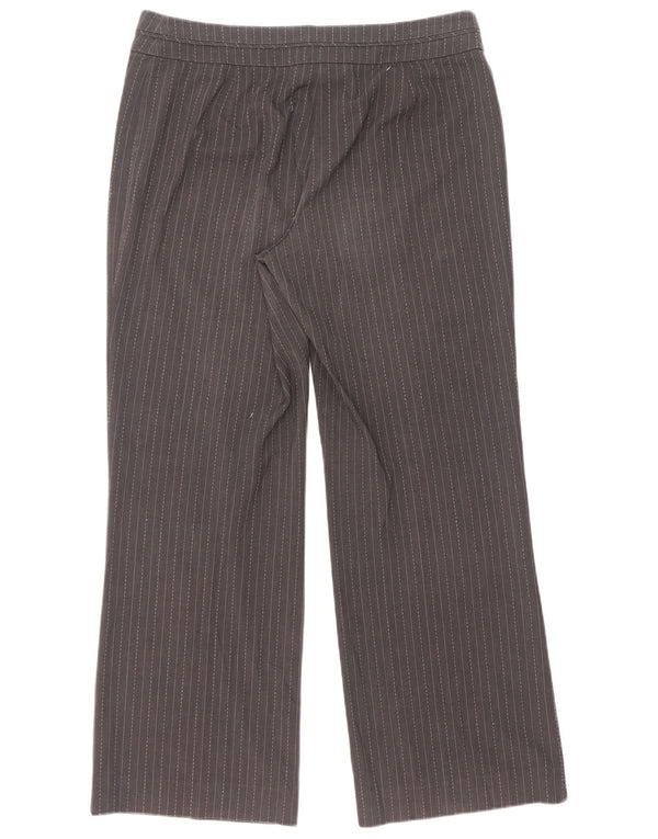 Pantaloni casual da donna Marks & Spencer UK 14 Large W32 L30 Gessato grigio
