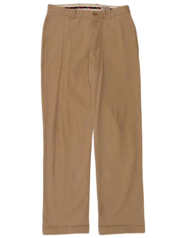 Pantaloni chino dritti da uomo J. CREW W31 L34 cotone beige