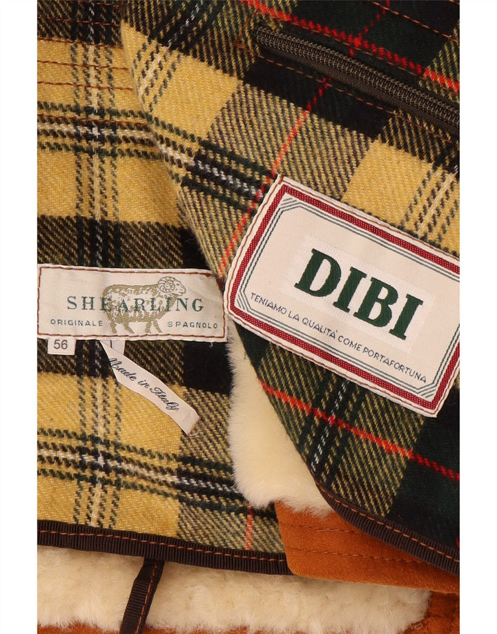 Giacca in montone da uomo Dibi IT 56 3XL Shearling marrone