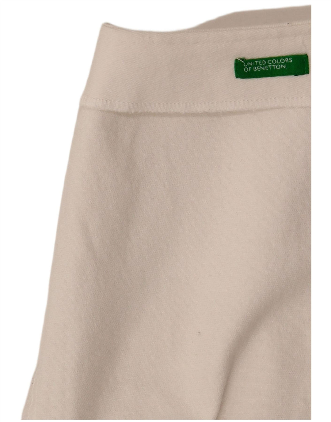 Minigonna da donna Benetton W28 bianca media