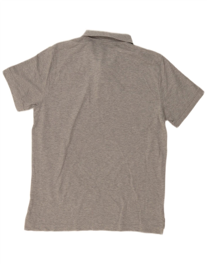 Polo NIKE da uomo grande in cotone grigio