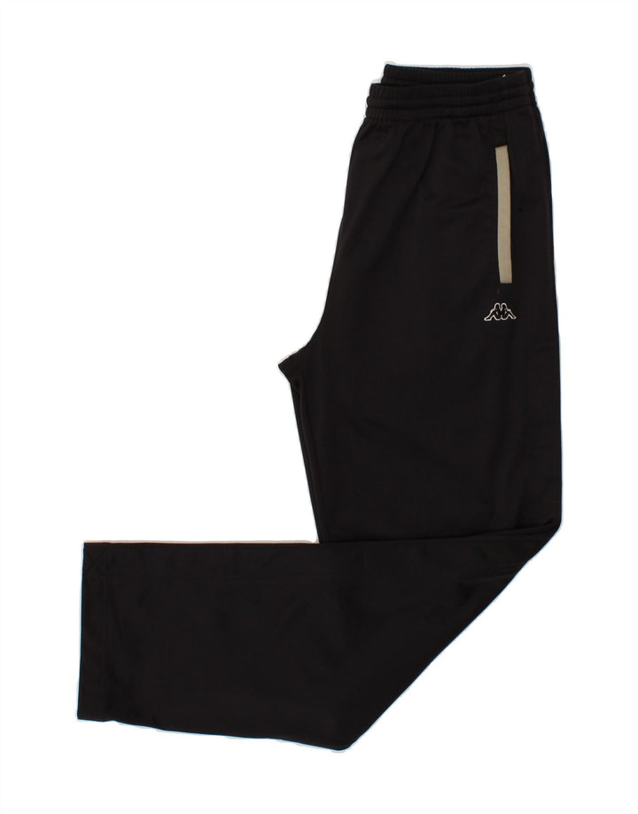 KAPPA Mens Tracksuit Trousers Large Black Vintage Kappa and Second-Hand Kappa from Messina Hembry 