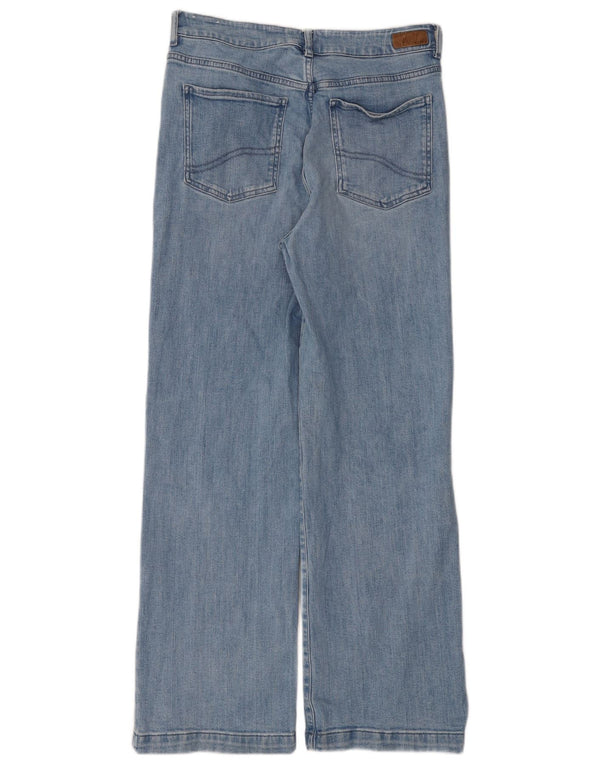 Fat Face Jeans da donna Elise a gamba larga UK 12 Medio W30 L30 Cotone blu