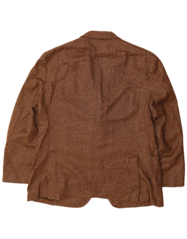 PETER MILLAR Giacca blazer da uomo a 2 bottoni UK 40 grande marrone