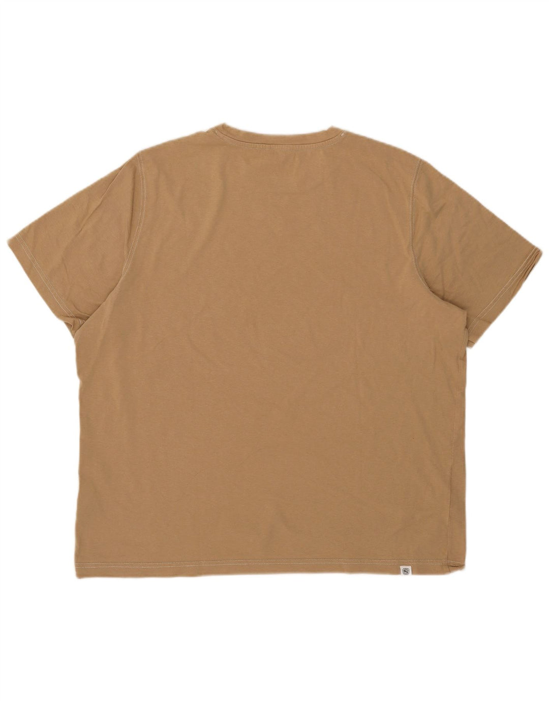 T-shirt grafica da uomo Puma Top XL in cotone beige