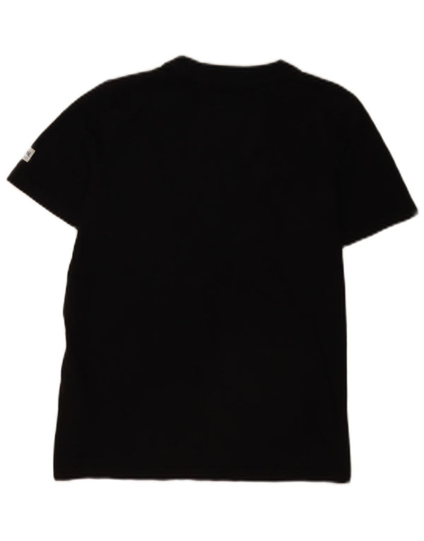 T-shirt grafica da donna Superdry Top UK 8 Small in cotone nero