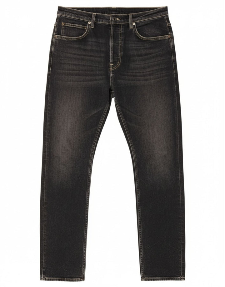 Jeans Lee Heath Slim da uomo W32 L32 cotone nero