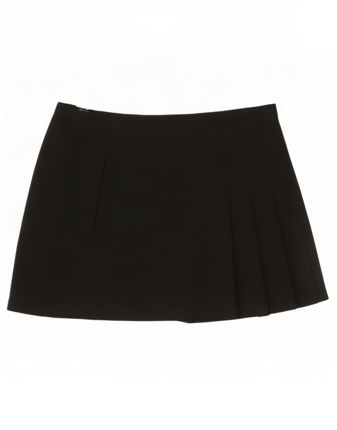Minigonna Zara da donna piccola W26 poliestere nera