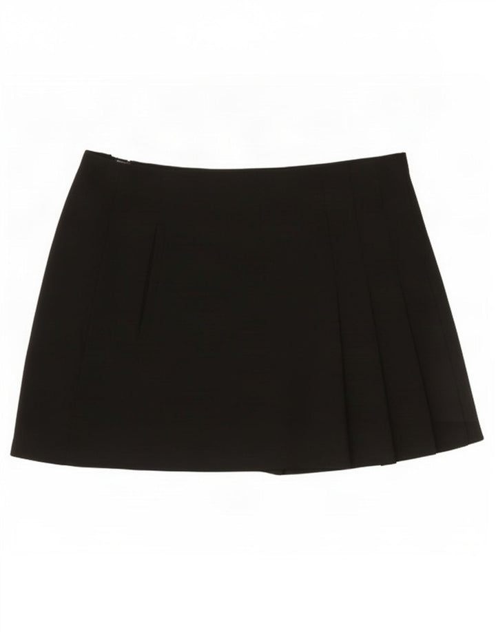 Minigonna Zara da donna piccola W26 poliestere nera