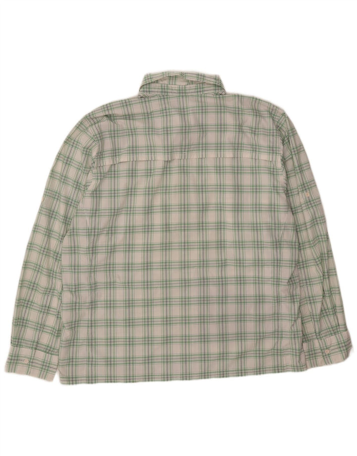 Camicia militare da uomo The North Face 2XL nylon a quadri bianchi