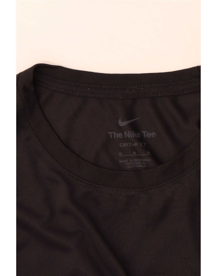 T-shirt Nike Dri Fit da donna, media, nera, poliestere, sportiva