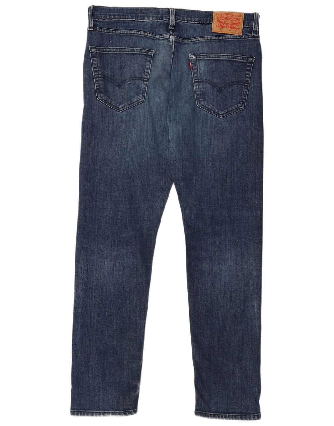 LEVI'S Jeans da uomo 502 affusolati W34 L32 in cotone blu