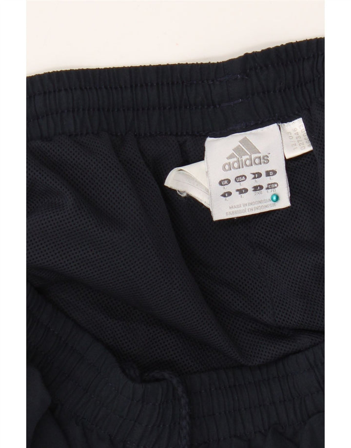 Pantaloncini sportivi da uomo Adidas Large blu navy in poliestere