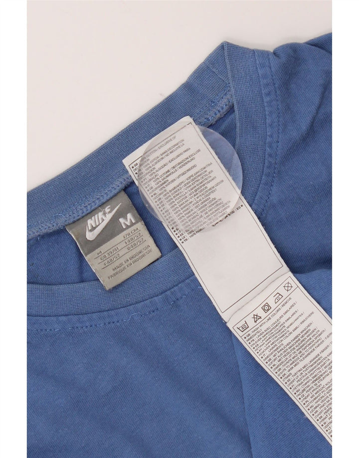 T-shirt da uomo Nike Top UK 39/41 cotone blu medio
