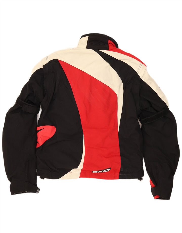 Giacca da uomo AXO Graphic Racer UK 42 XL Poliammide color block rosso