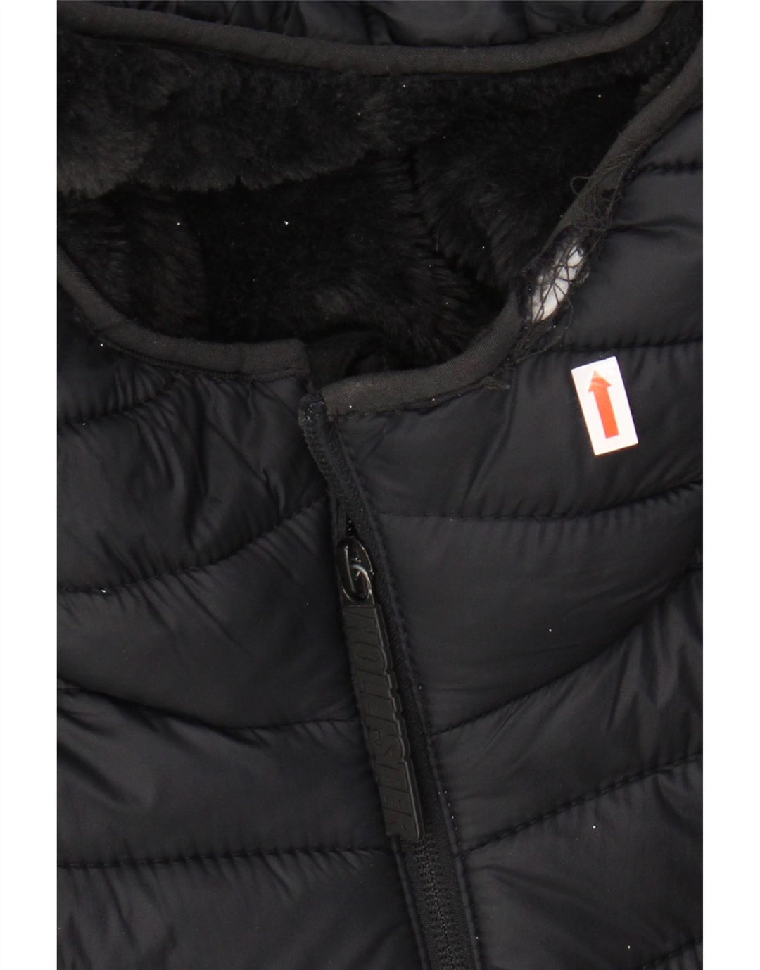 Giacca imbottita con cappuccio da uomo HOLLISTER UK 34 XS nylon nero