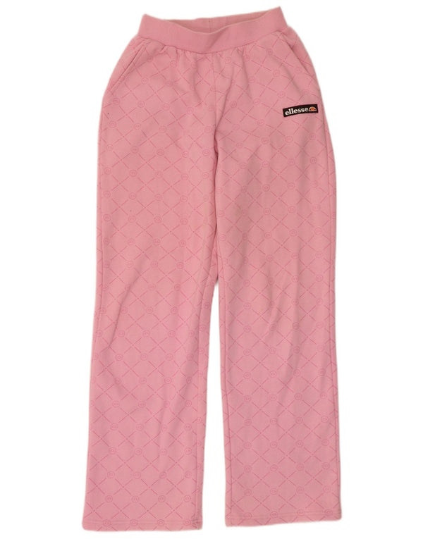 Pantaloni da tuta da donna a vita alta Ellesse UK 10 piccoli rosa geometrici