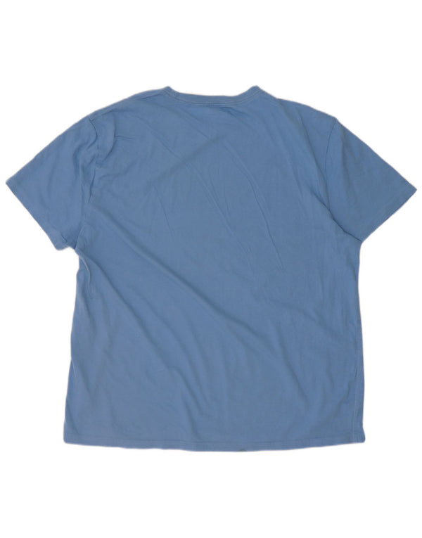 Maglietta da uomo Calvin Klein Jeans Top 2XL in cotone blu