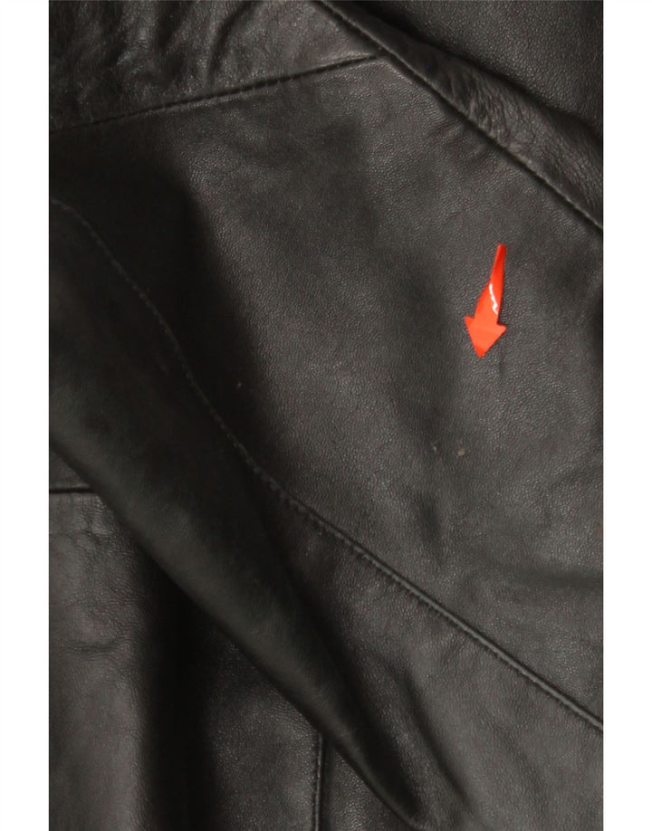 Giacca in pelle da uomo HELIUM UK 42 XL Pelle nera