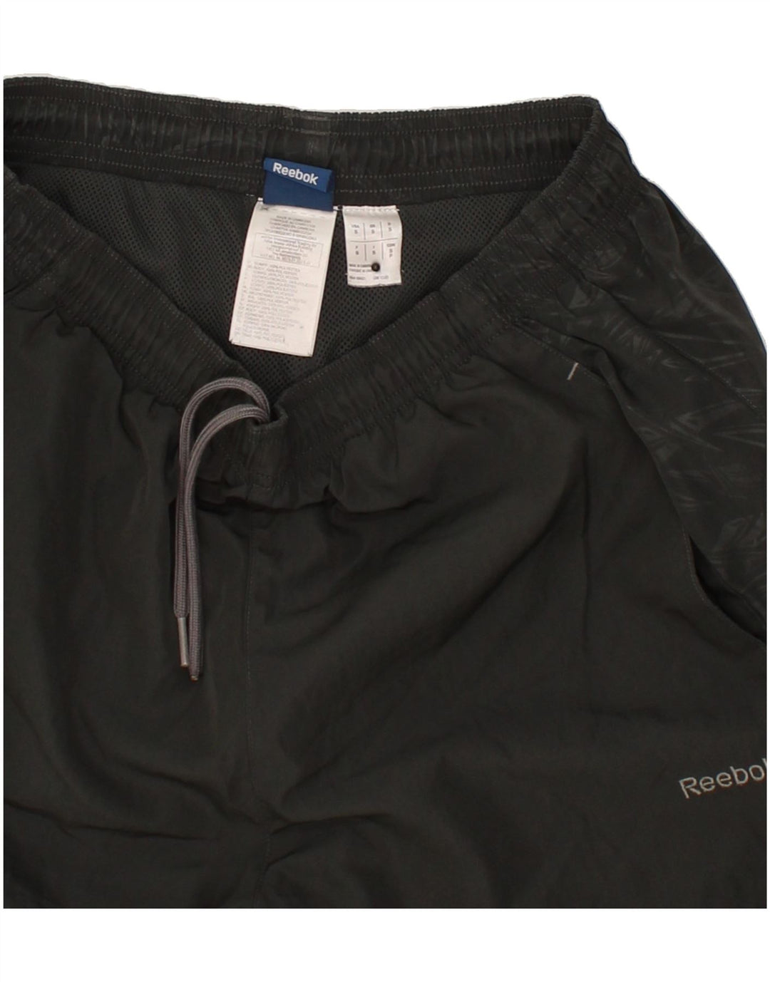 REEBOK Mens Tracksuit Trousers Small  Grey Polyester Vintage Reebok and Second-Hand Reebok from Messina Hembry 