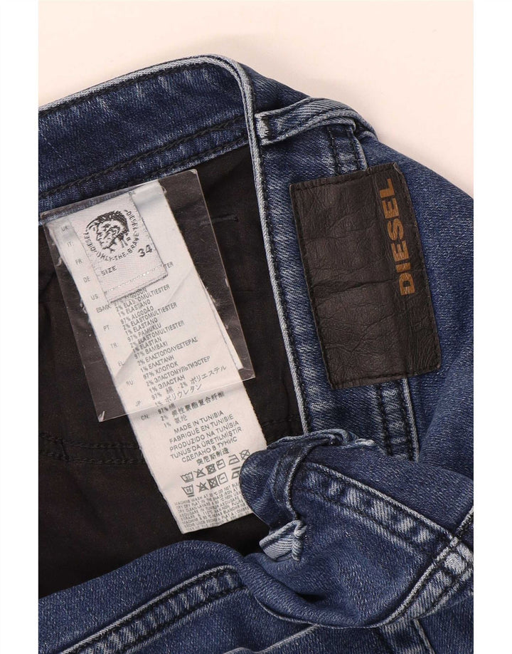 Jeans slim da uomo Diesel W34 L29 cotone blu