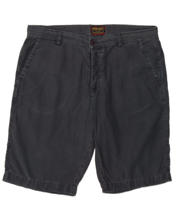 Pantaloncini chino da uomo Woolrich W38 XL in cotone grigio
