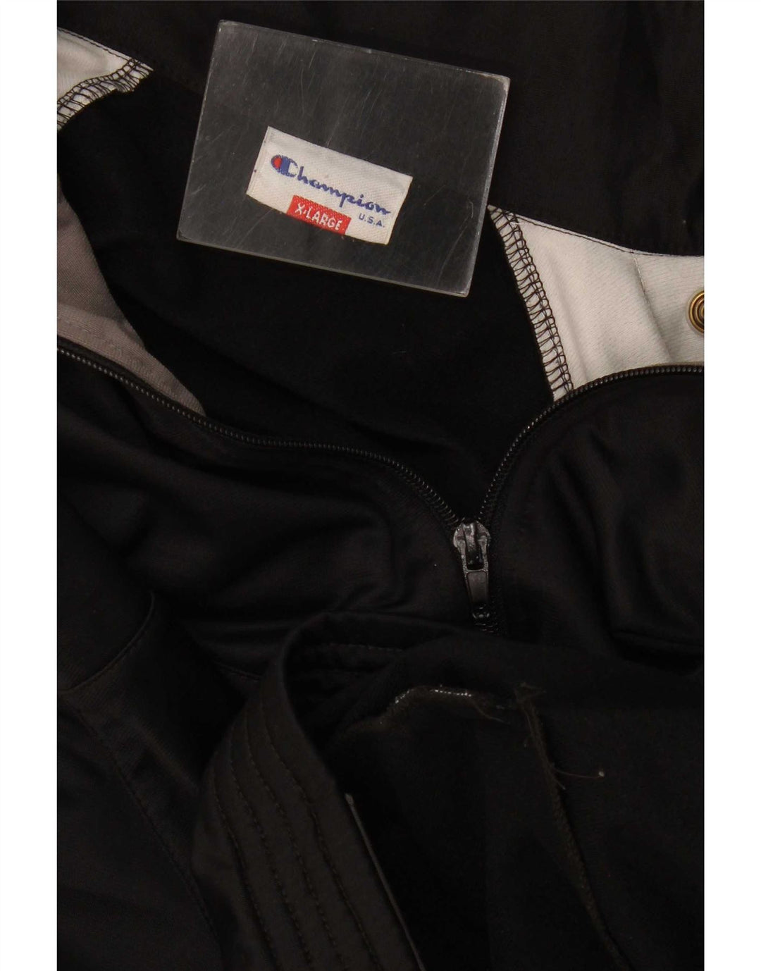 Giacca da tuta grafica da uomo Champion XL Black Colourblock
