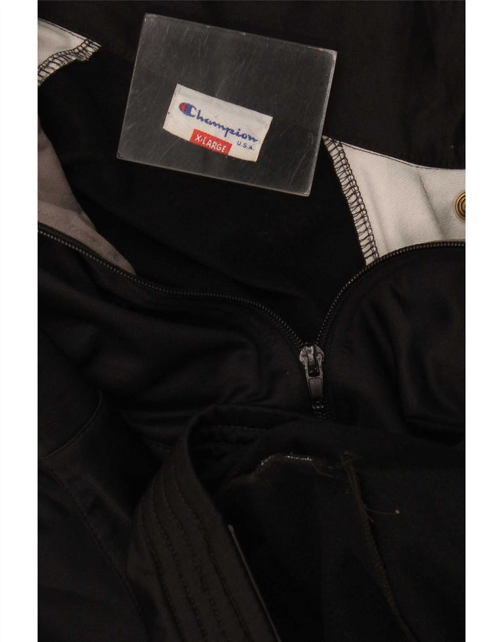 Giacca da tuta grafica da uomo Champion XL Black Colourblock