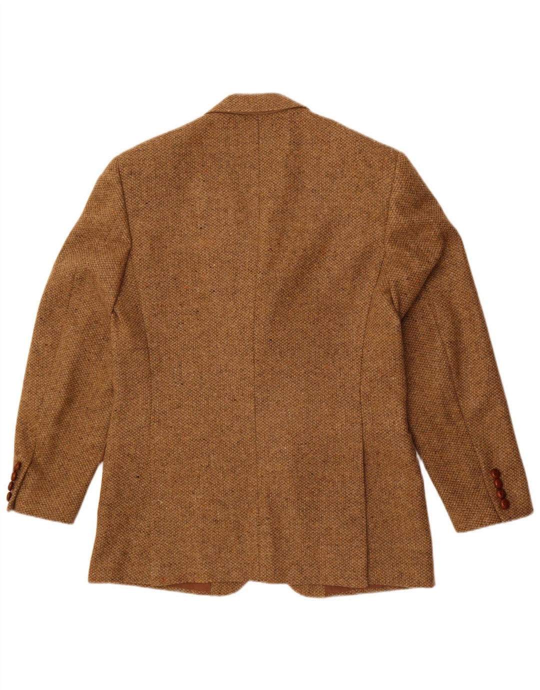 Giacca blazer a 3 bottoni da uomo Norton & Wilson IT 50 Large in lana marrone