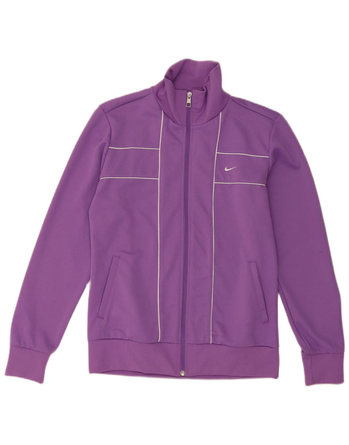 Giacca da tuta da donna Nike UK 16/18 Large Viola Poliestere