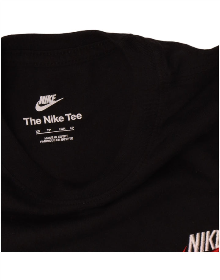 T-shirt da uomo Nike Top XS in cotone nero