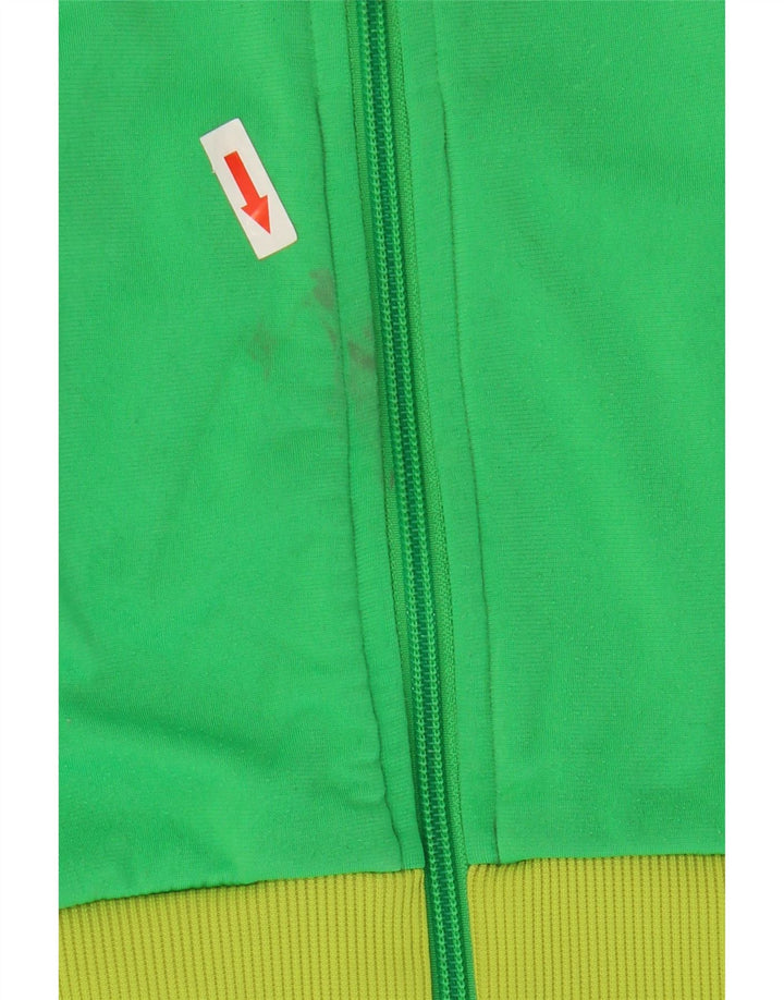 Giacca da tuta da ragazzo Puma 11-12 anni Poliestere color block verde