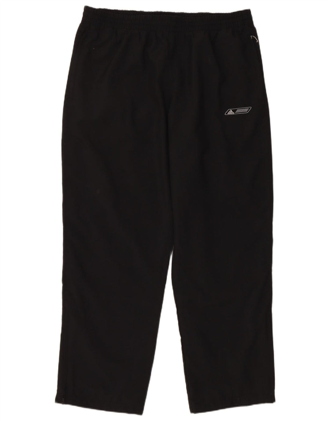 Pantaloni da tuta da uomo Adidas Large neri in poliestere