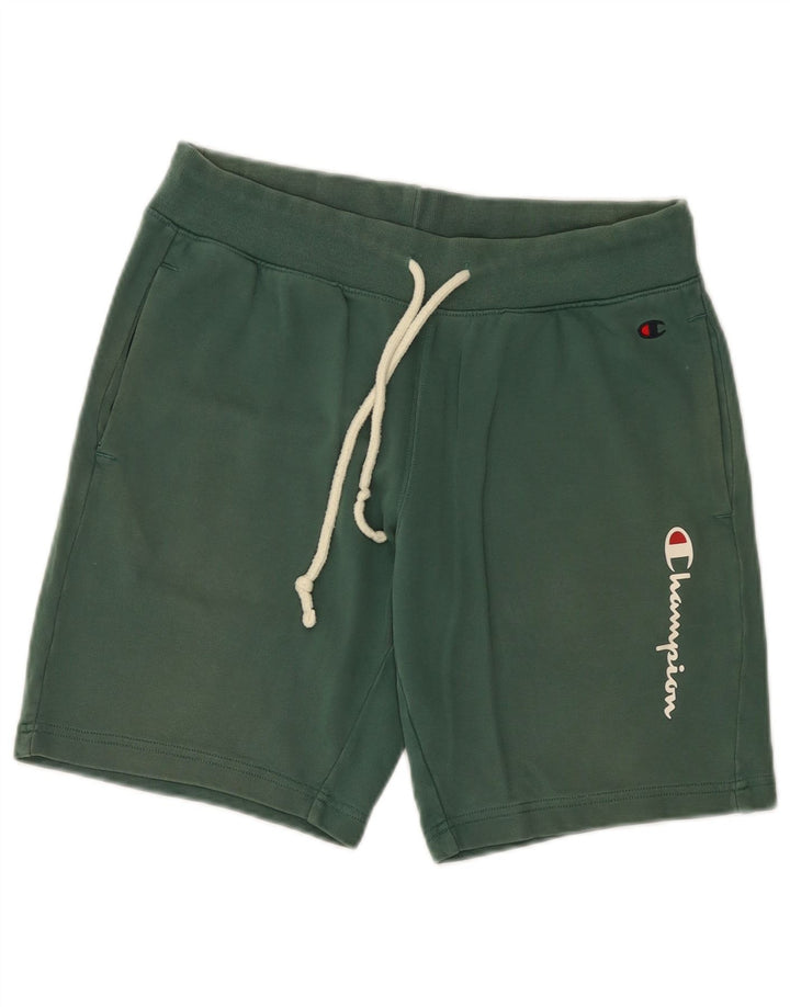 Pantaloncini sportivi grafici da uomo Champion piccoli verdi