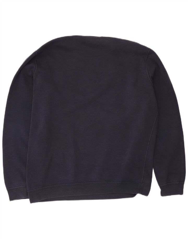 Felpa da uomo Nike Maglione grande in cotone blu navy