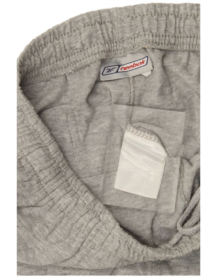 Pantaloni da tuta da uomo Reebok Small in cotone chiazzato grigio