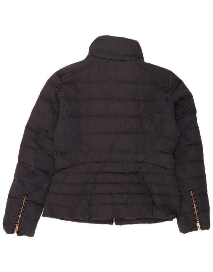Giacca imbottita da donna Zara UK 14 grande blu navy