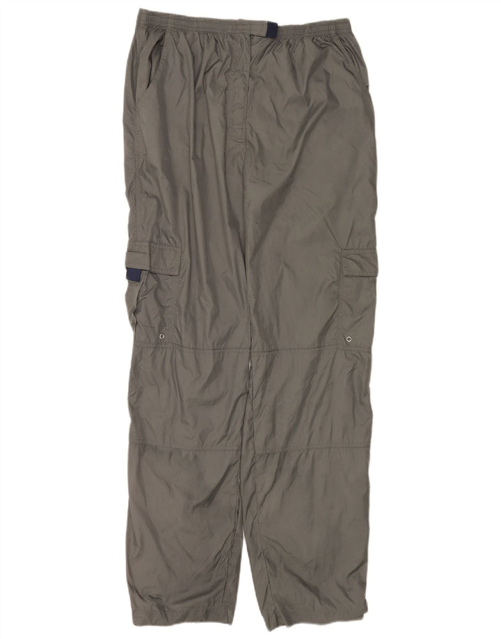 Pantaloni cargo dritti da donna Champion Large W32 L30 Poliammide grigio