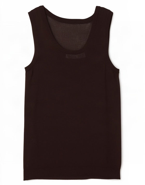 Canottiera Zara da donna UK 8 piccola in viscosa marrone