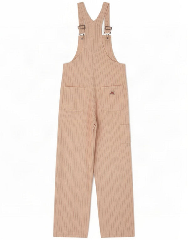 Dickies Pantaloni salopette cargo da uomo XS W28 L30 Cotone gessato beige