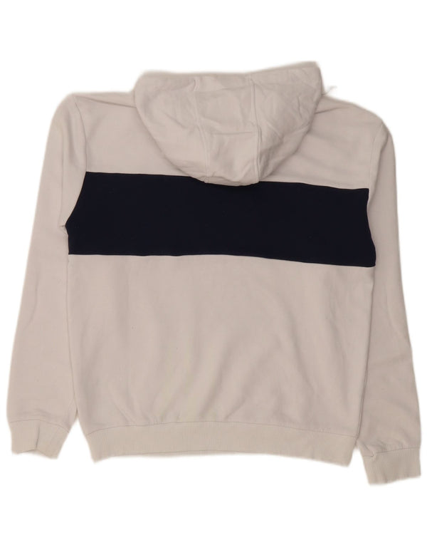 Maglione con cappuccio grafico da donna FILA UK 14 Cotone color block bianco medio