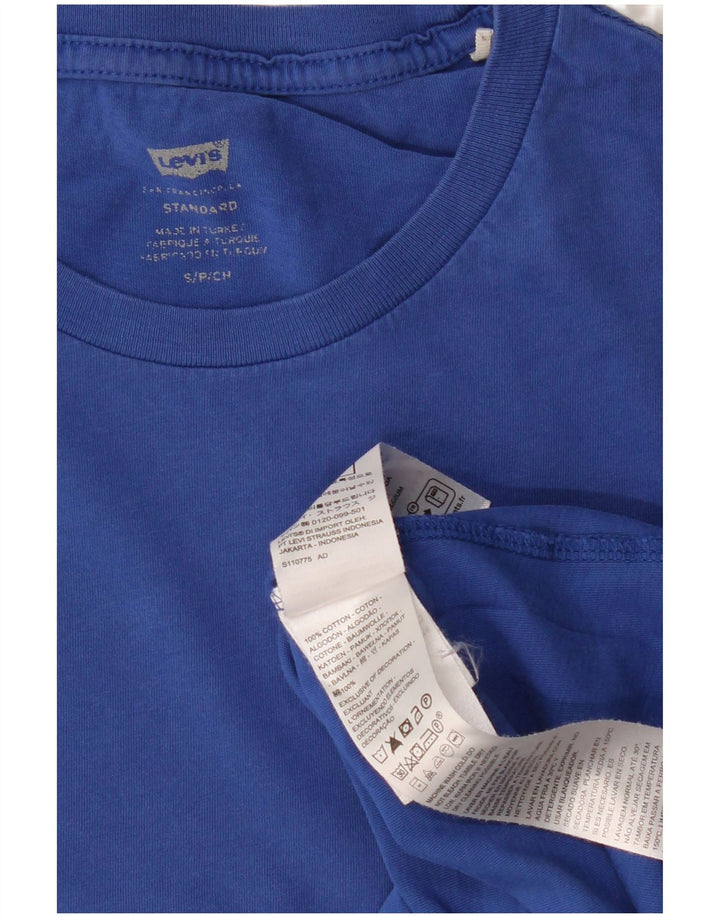 T-shirt standard da uomo LEVI'S Top piccola in cotone blu
